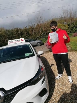 Many congratulations to a delighted Sam Ashford of Churchill on an excellent drive and well deserved 1st time pass at Weston Super Mare on 7th April 2022