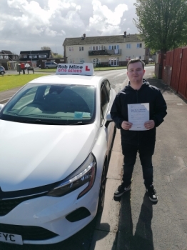 Many congratulations to a very happy Evan Langford of Clevedon on an excellent drive and well deserved 1st time pass at Weston Super Mare on 13th April 2022