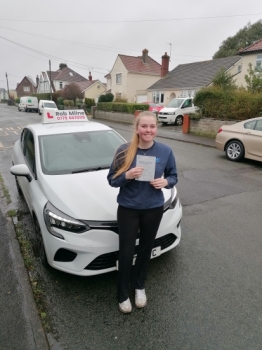 Many congratulations to a delighted Sophie Collins of Clevedon on an excellent drive and well deserved 1st time pass at Weston Super Mare on 13th February 2024.