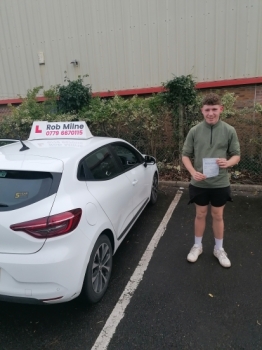 Many congratulations to my Nephew and Godson Monty Milne of Wrington on an excellent drive and well pass at Weston Super Mare on February 21st 2024