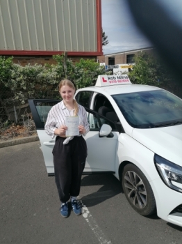 Many congratulations to a very happy Naomi Ford of Wrington on an excellent drive and well deserved 1st time pass at Weston Super Mare on 28th June 2024